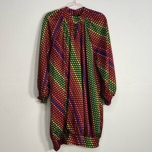 NY & CO Dot Print Bubble Dress XXL Multi Colored Art to Wear